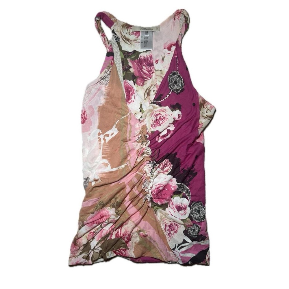 blumarine silk coquette ballerina top size it40 / small - medium